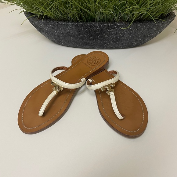Tory Burch White Sandals - Picture 5 of 5